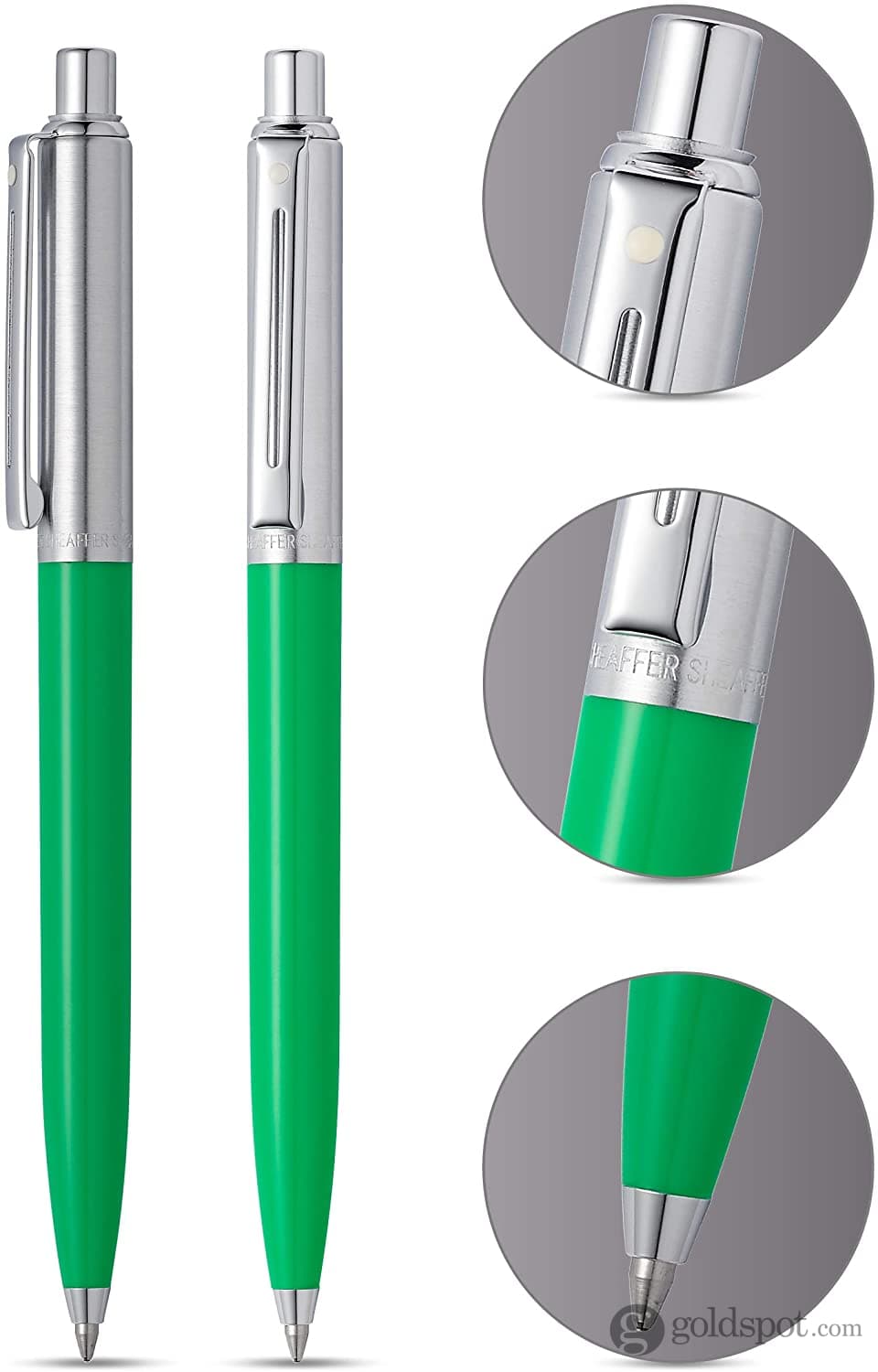 Sheaffer Sentinel Ballpoint Pen in Bright Green Ballpoint Pen