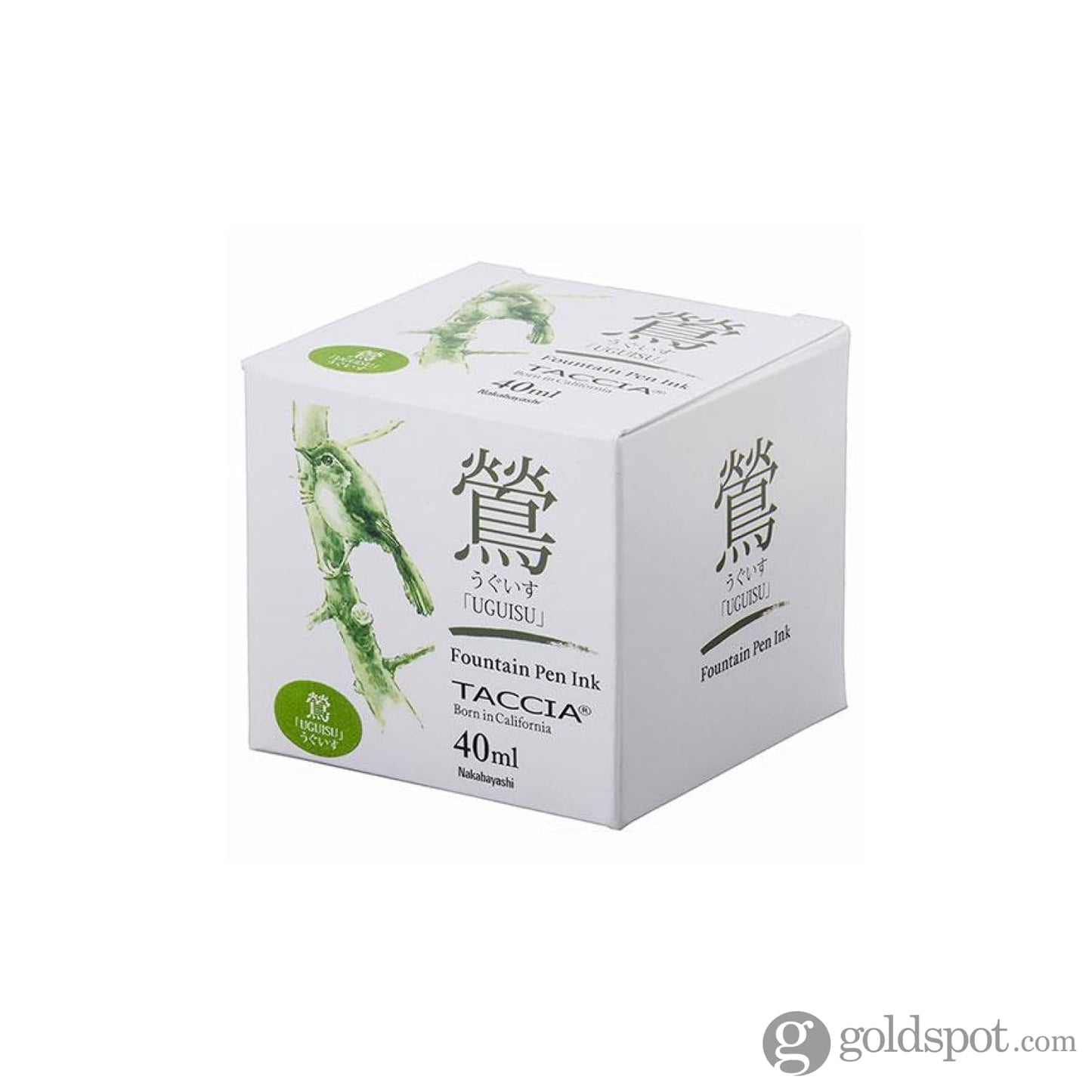 Taccia Bottled Ink in Uguisu Olive Green - 40 mL Bottled Ink