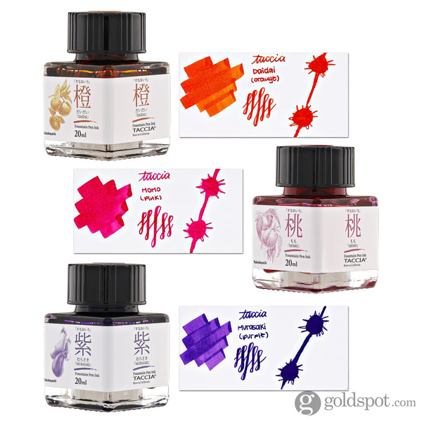 Taccia Mini Bottled Ink Set in Sweet Color Tone - 20mL Bottled Ink