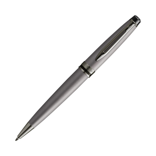 Waterman Expert III Ballpoint Pen in Metallic Silver with Ruthenium Trim Ballpoint Pen