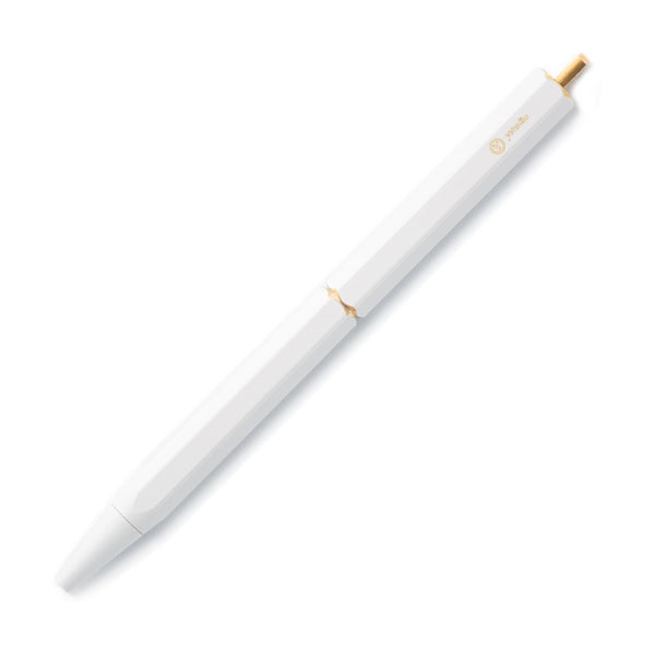ystudio Brassing Ballpoint Pen in White Pencil