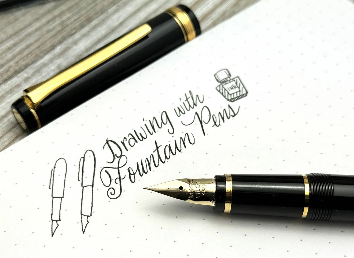 fountain pen drawing