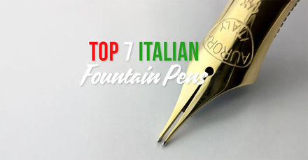 Top 7 Italian Fountain Pens - Aurora 14kt gold flex nib