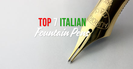 Top 7 Italian Fountain Pens - Aurora 14kt gold flex nib