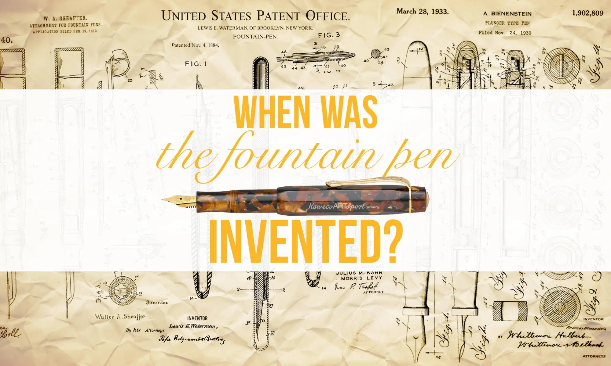 When Was the Fountain Pen Invented? Goldspot Pens