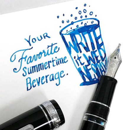 Write it Wednesday Giveaway - Robert Oster Soda Pop Blue