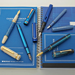 Blue Fountain Pens