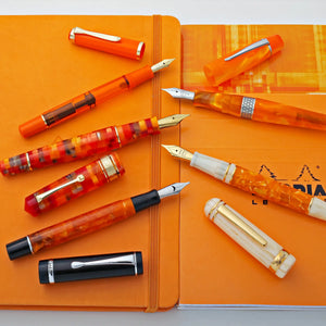 Orange Fountain Pens