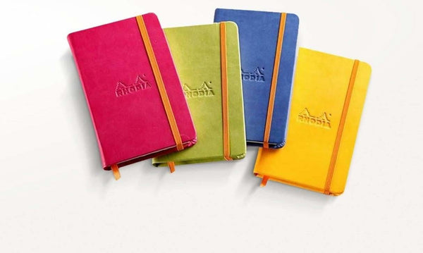 Rhodia is known for high quality, exacting standards and timeless design. Rhodiarama Hard Cover Design Shown.