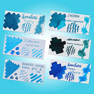 Turquoise Fountain Pen Inks