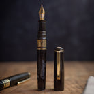 Esterbrook Model J Chatoyant Acrylics Fountain Pen in Pumpkin Latte with Gold Trim Fountain Pen