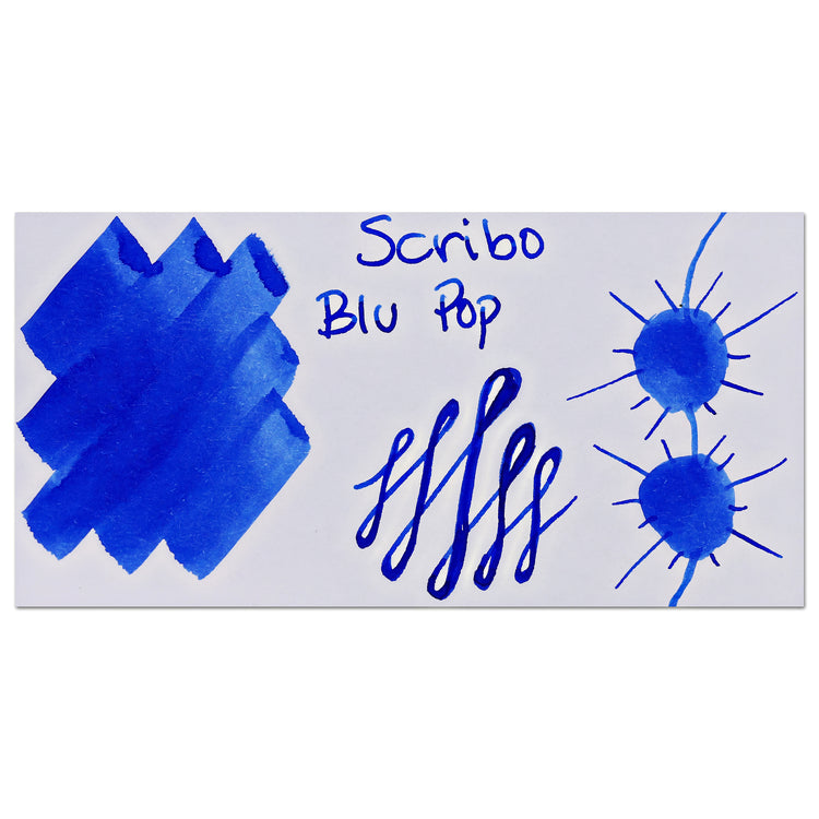 Scribo Bottled Ink in Blu Pop - 90mL