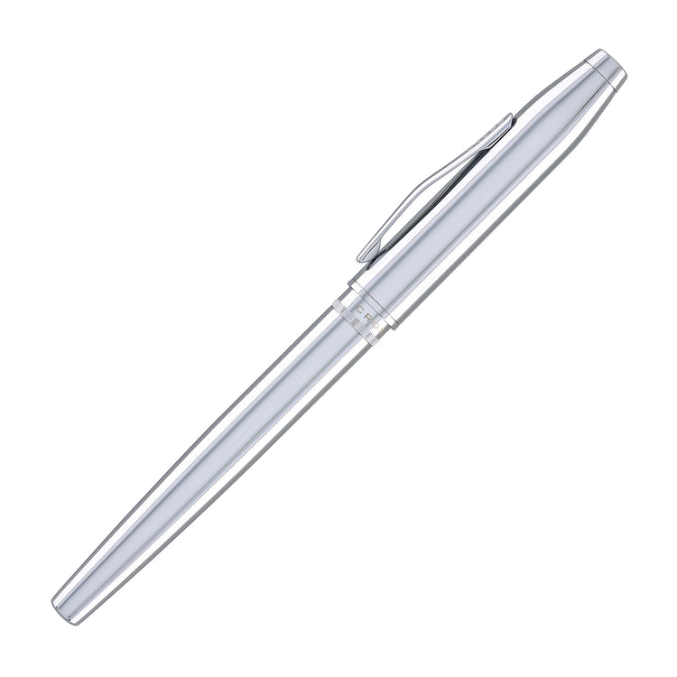 Cross Foundry Rollerball Pen in Polished Chrome with Polished Chrome Appointments
