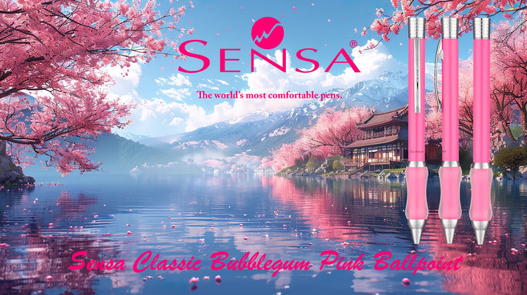 Sensa Classic Ballpoint Pen in Bubblegum Pink