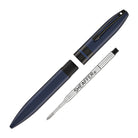 Sheaffer Icon Ballpoint Pen in Matte Blue Lacquer with Black PVD Trim