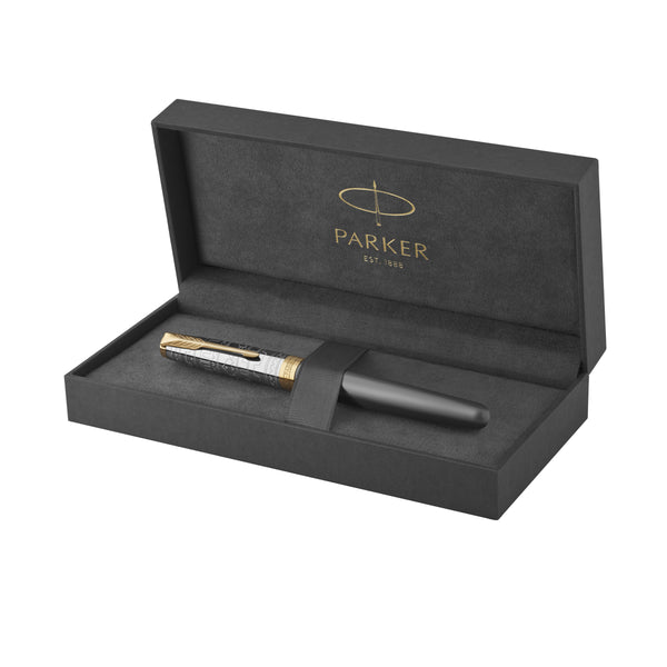 Parker Sonnet Intrepid Journeys Fountain Pen in Ancient China with Gold Trim 18K Gold Fountain Pen