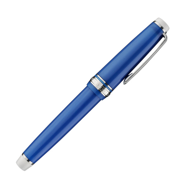 Sailor Pro Gear Slim Fountain Pen in Blue Cobra - 14kt Gold Nib with Special Gifts Fountain Pen