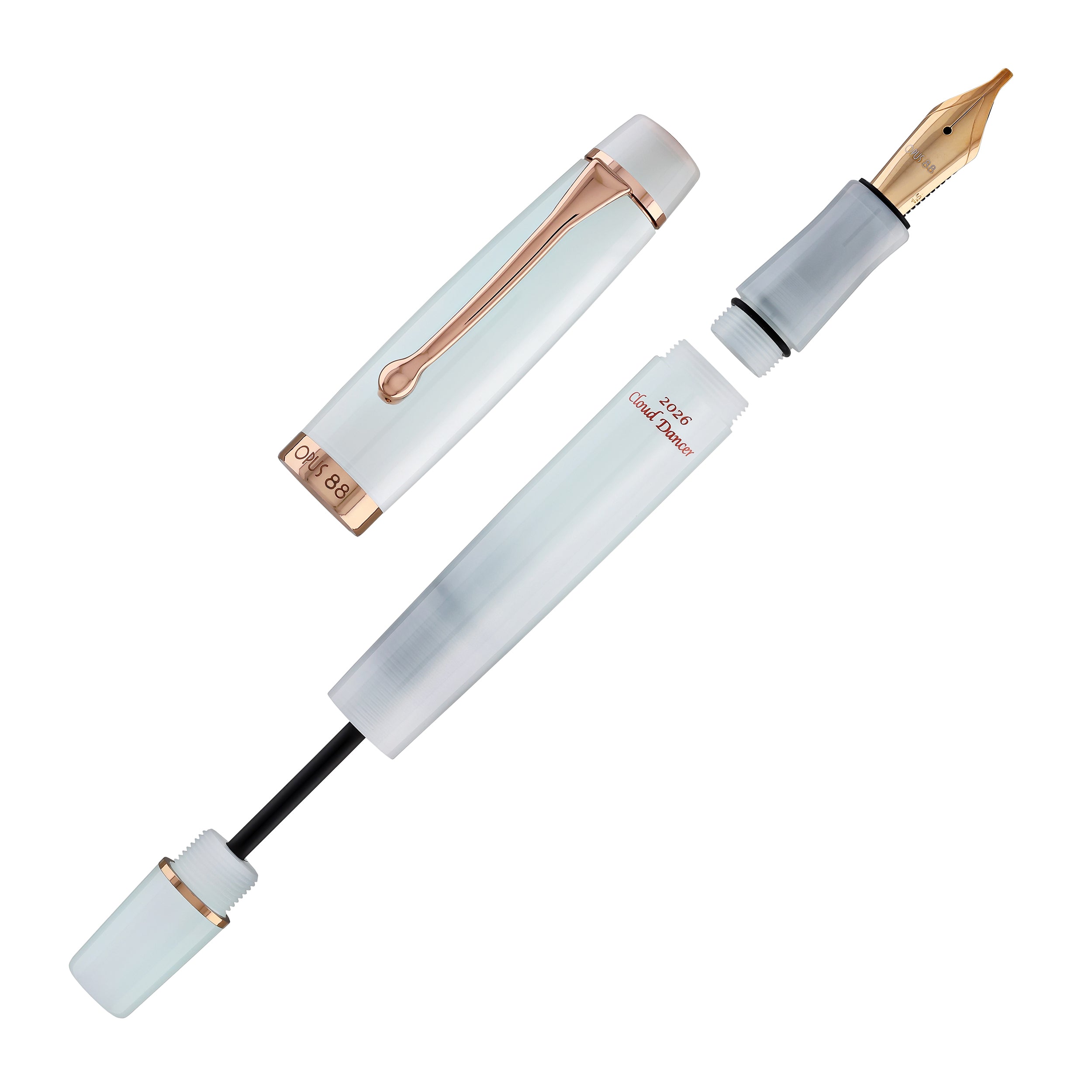 Opus 88 Harmony Fountain Pen in Cloud Dancer - Goldspot Pens