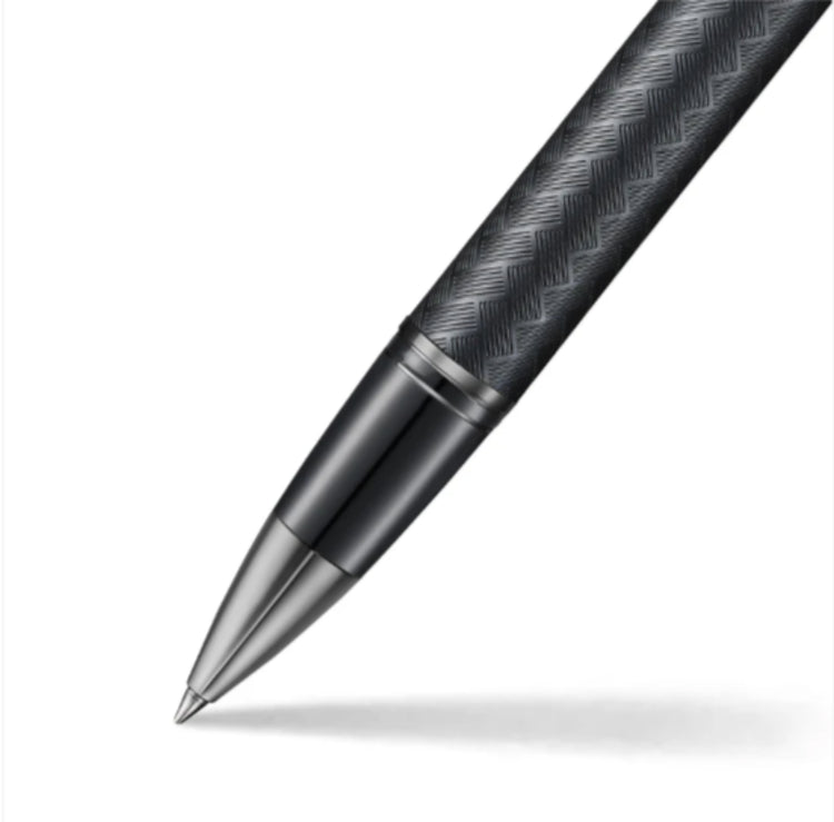 Sheaffer Legacy Chevro Rollerball Pen in Matte Black with PVD Gunmetal