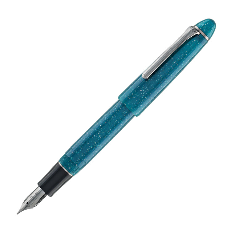 Sailor 1911 Casual L Galaxy Fountain Pen in Meteorite Moss, Black IP