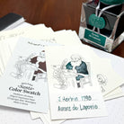 Wearingeul Ink Naughty or Nice Santa Swatch Cards