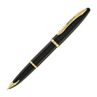Waterman Carene Fountain Pen in Black Sea with Gold Trim - 18K Gold Medium Point