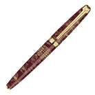 Caran d'Ache Rollerball Pen in Toile De Jouy Burgundy - Limited Edition