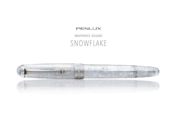 Penlux Masterpiece Delgado Fountain Pen in Snowflake Fountain Pen