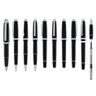 Cross Lume Rollerball Pen in Obsidian Black with Polished Chrome Appointments