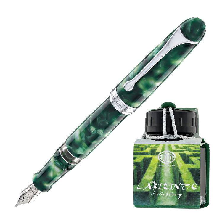 Aurora 888 Fountain Pen in Labirinto di Villa Barbarigo - 18K Gold