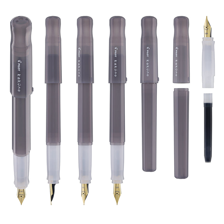 Pilot Kaküno Madoromi Fountain Pen in Translucent Nimbus Grey