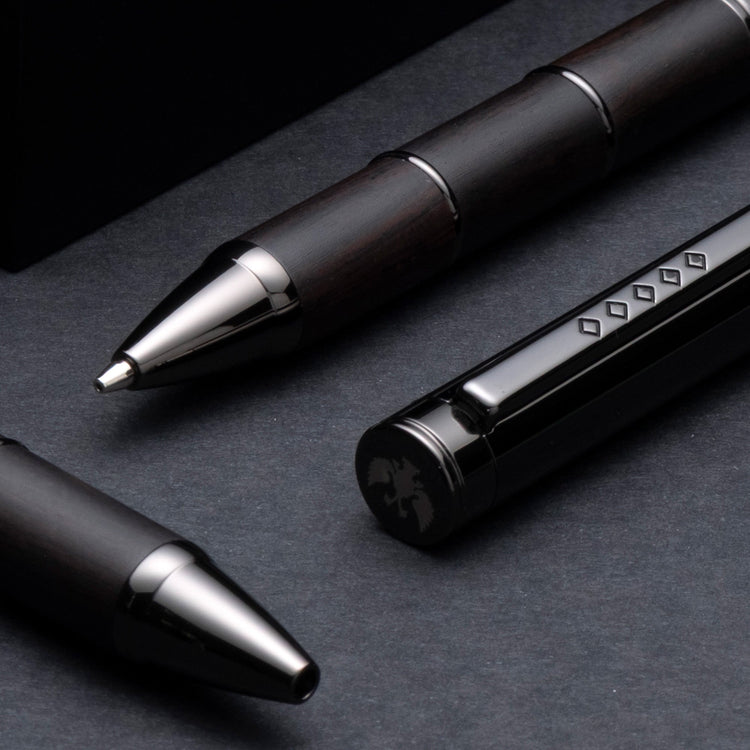 Tom Hessin Revolution Rollerball Pen in Charcoal