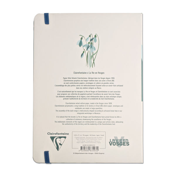 Clairefontaine La Vie en Vosges Hardcover Notebook A5 Lined in Assorted Designs Notebooks Journals