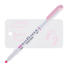 Zebra Mildliner Dual-Tip Highlighter in Baby Pink