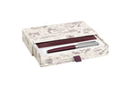 Caran d'Ache Leman Toile de Jouy Christmas 2026 Fountain Pen and Leather Case Gift Set