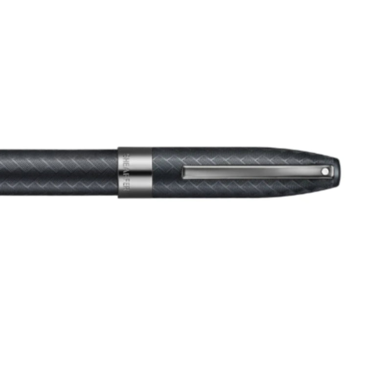 Sheaffer Legacy Chevron Fountain Pen in Matte Black with PVD Gunmetal