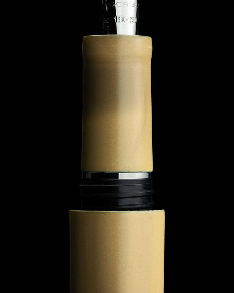 Scribo Piuma Fountain Pen in Hane Murakumo with Ruthenium Trim