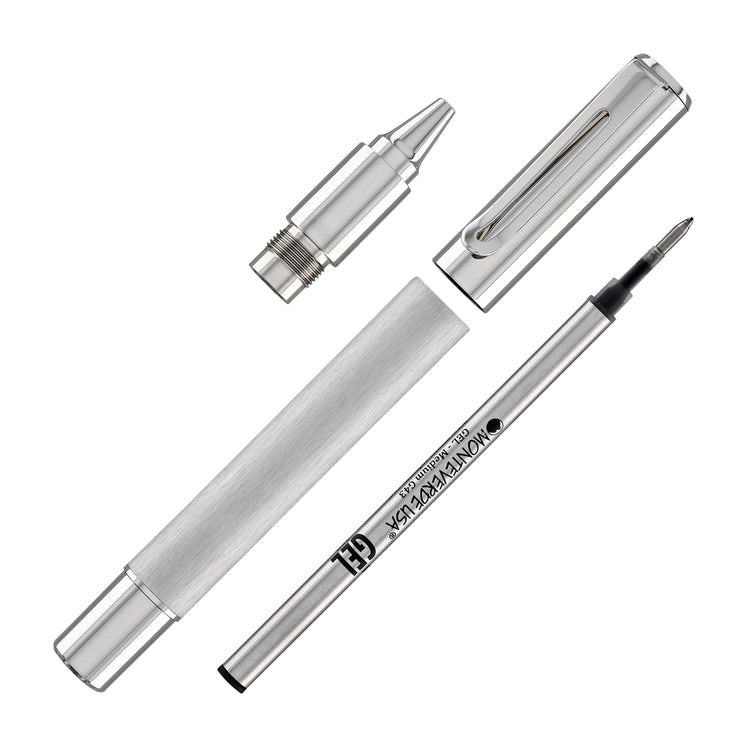 Monteverde USA Ritma Rollerball Pen in Brushed Stainless Steel