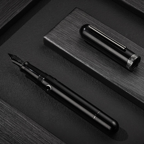 Narwhal Nautilus Fountain Pen in Cephalopod Black Fountain Pen