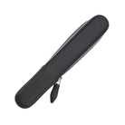 Visconti Classic Black Leather 1 Pen Case with Red Lining