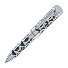 Conklin Endura Deco Crest Ballpoint Pen in Green with Chrome Trim