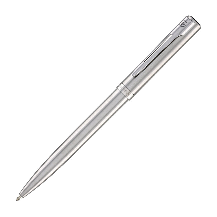 Waterman Impression Ballpoint Pen in Stainless Steel with Palladium Coated