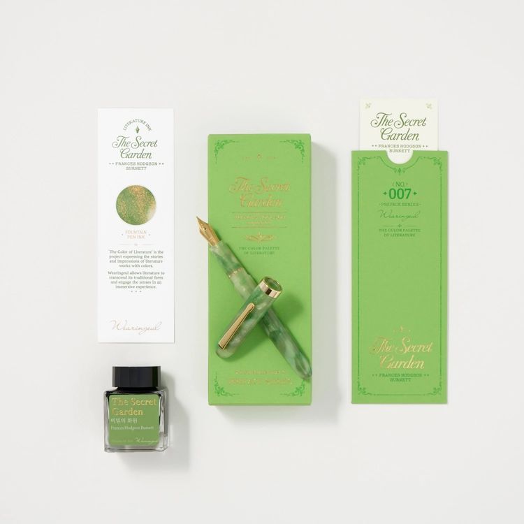 Wearingeul Preface Fountain Pen in The Secret Garden with Gold Trim