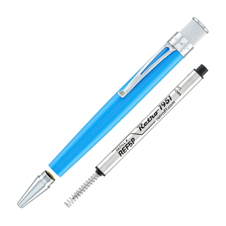 Retro 51 Tornado Colorwave Rollerball Pen in Blue Breeze