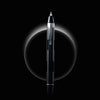 Nahvalur Eclipse Retractable Fountain Pen in Black with Silver Trim Fountain Pen