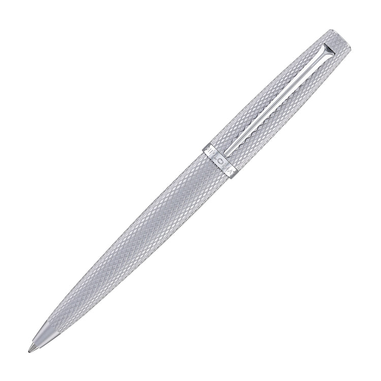 Diplomat Viper Ballpoint Pen in Silver Guilloche