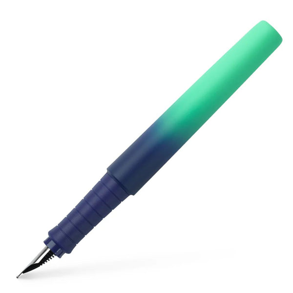 Faber-Castell Poly Flow Fountain Pen in Buzzing Blue