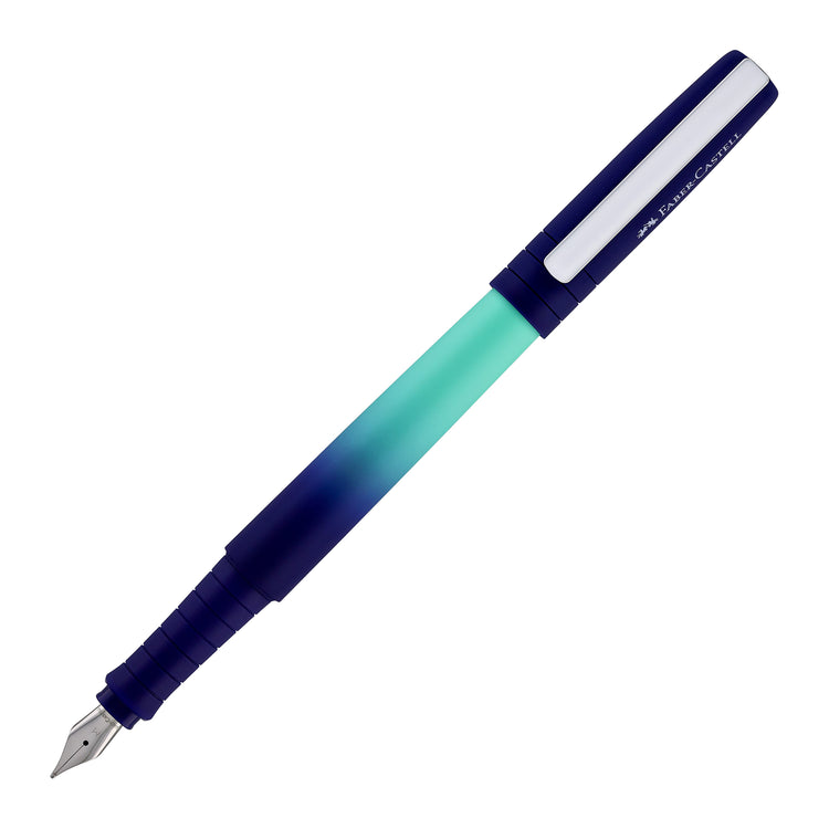 Faber-Castell Poly Flow Fountain Pen in Buzzing Blue