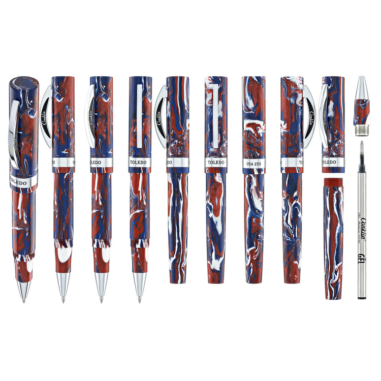 Conklin Toledo Rollerball Pen in USA 250th Anniversary - Limited Edition