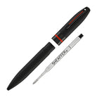 Sheaffer Icon Ballpoint Pen in Matte Black Lacquer with Red PVD Trim